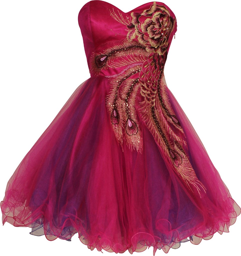 fuchsia-short-prom-dresses-peacock-feather-gowns.jpg